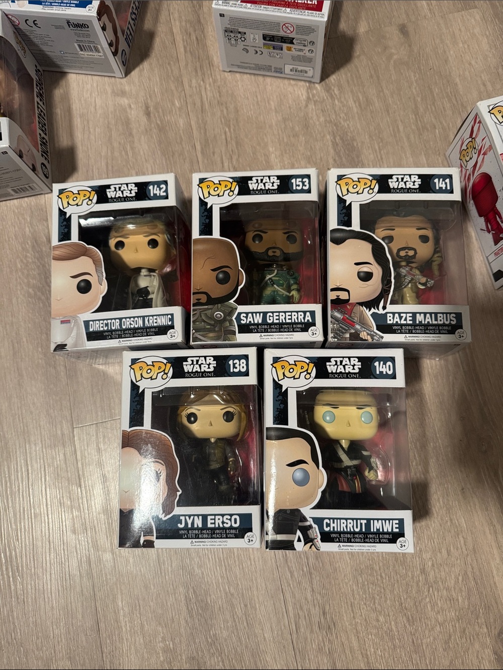 Rogue one Funko pops